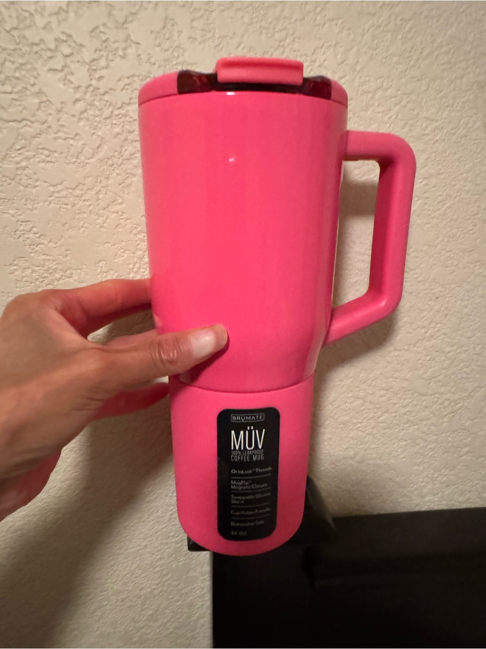 BruMate MÜV Hot & Cold Travel Mug - Pink